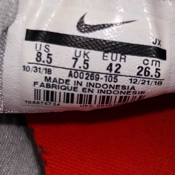 Nike Sneakers Air Zoom 2000 2K Low Cut Basketball Pull On Shoes A00269-105 - Picture 8 of 10